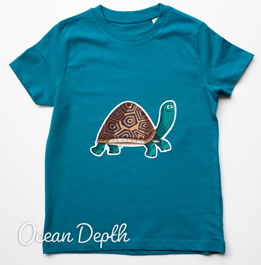 Kids Organic Tortoise T-shirt » Muddy Publishing